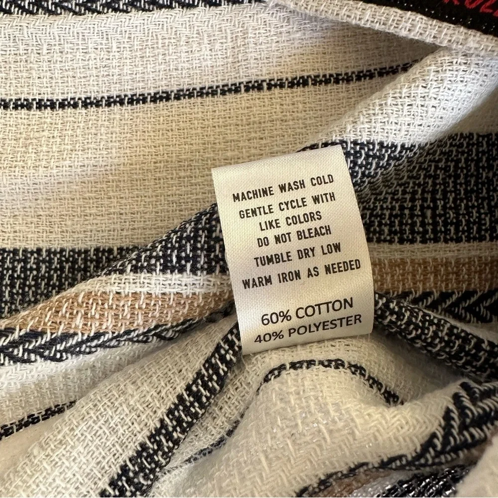 Sovereign Code Striped Cotton Blend Button Up Shirt-Boys S (8)-Beach Vacation